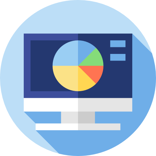 webanalyse Flat Circular Flat icoon