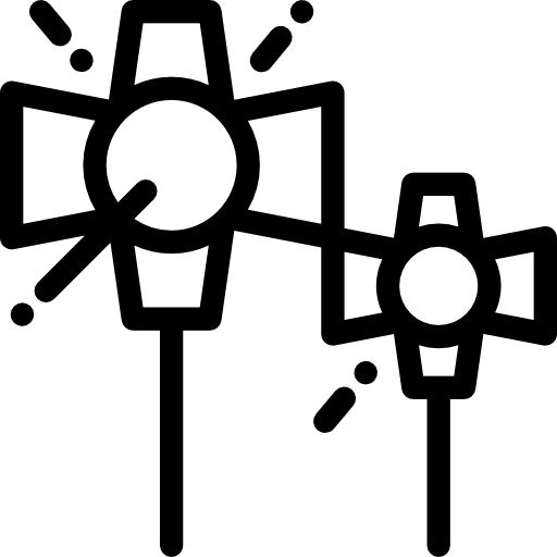 reflektor Detailed Rounded Lineal ikona