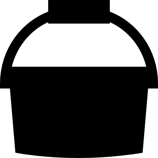 balde Basic Straight Filled icono