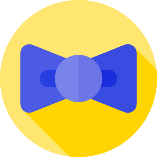 Bow Flat Circular Flat icon