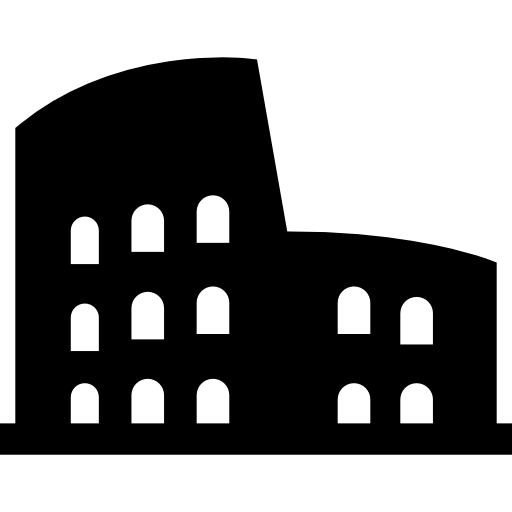 Colosseum Basic Straight Filled icon