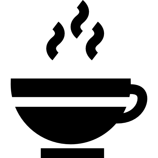 tazza di caffè Basic Straight Filled icona
