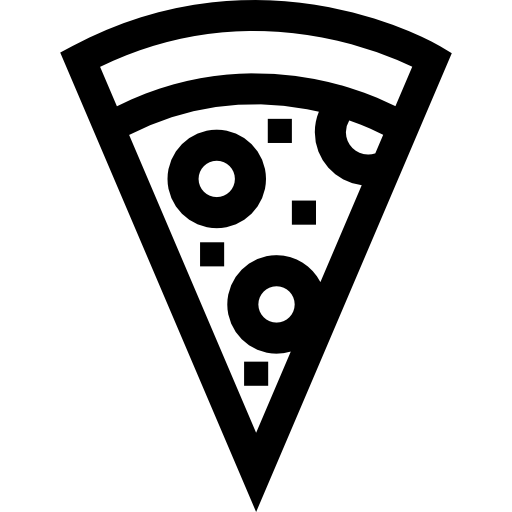 pizza Basic Straight Lineal icon