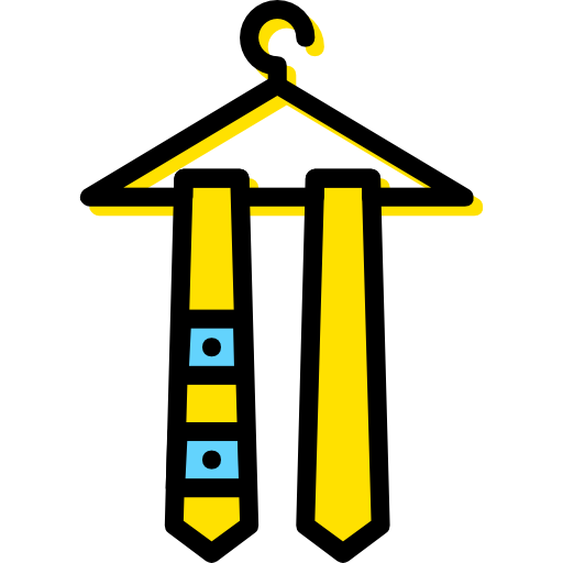 Tie Basic Miscellany Yellow icon