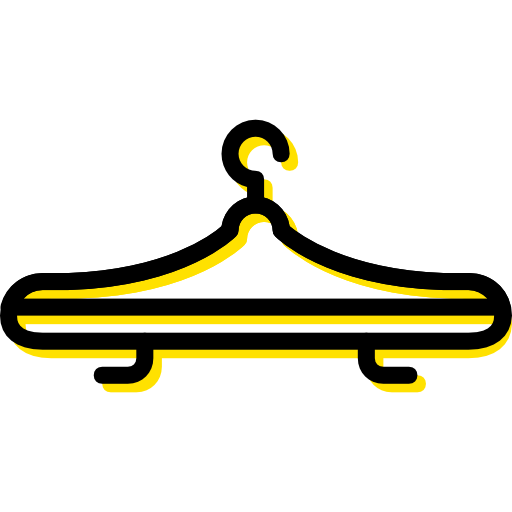 Hanger Basic Miscellany Yellow icon