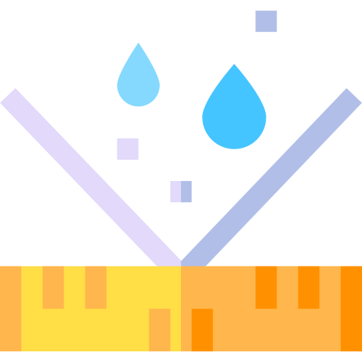 resistente al agua Basic Straight Flat icono