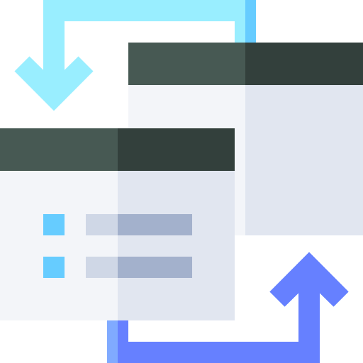 Interchange Basic Straight Flat icon