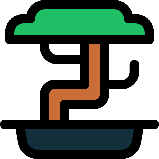 bonsai Generic Outline Color icono