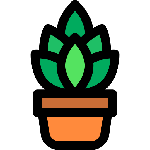 多肉植物 Generic Outline Color icon