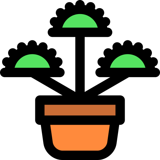 Плотоядное растение Generic Outline Color иконка
