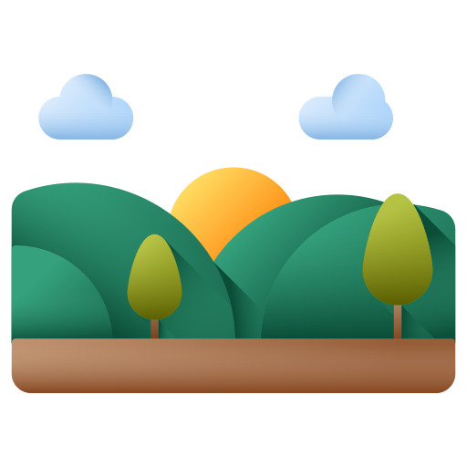 언덕 Generic Flat Gradient icon