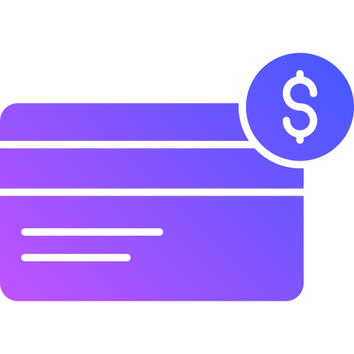 신용 카드 Generic Flat Gradient icon