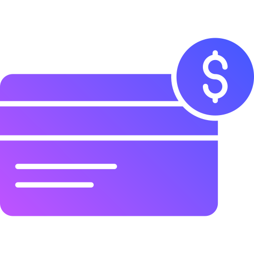 Кредитная карта Generic Flat Gradient иконка