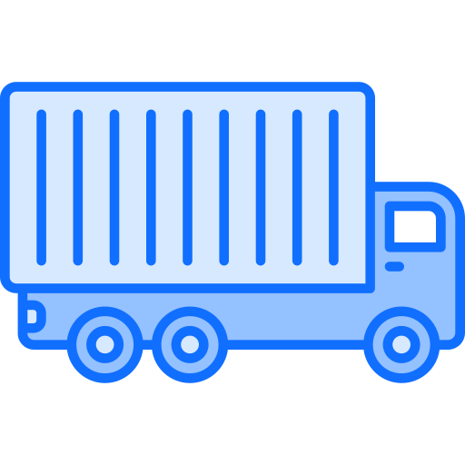 caminhão de carga Generic Blue Ícone