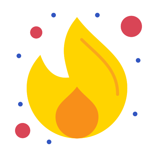 ogień Flatart Icons Flat ikona