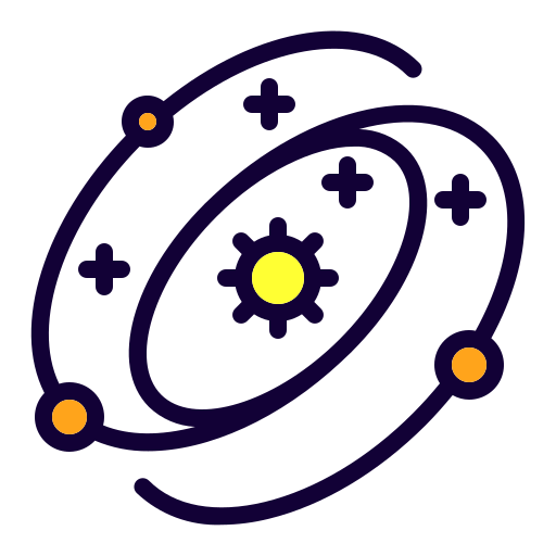 銀河 Generic Outline Color icon
