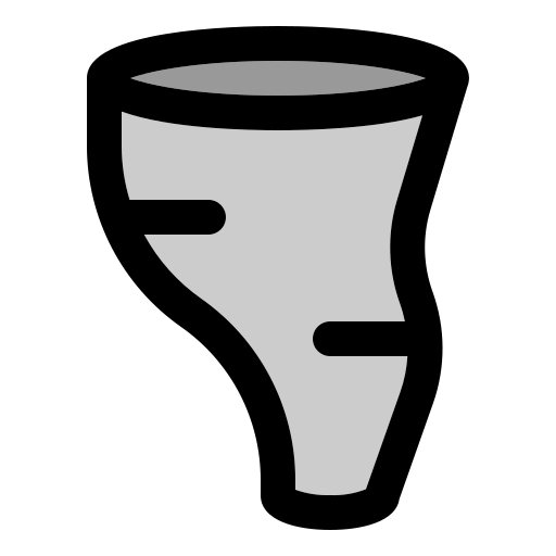 tornado Generic Outline Color icono
