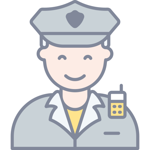 Полицейский Generic Outline Color иконка