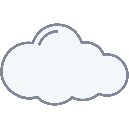 Cloud Generic Outline Color icon