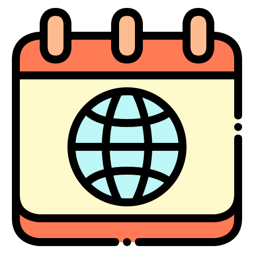 Earth grid Generic Outline Color icon