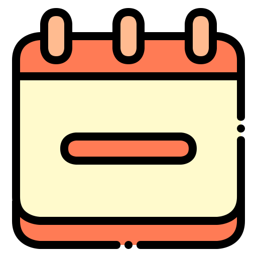 カレンダー Generic Outline Color icon