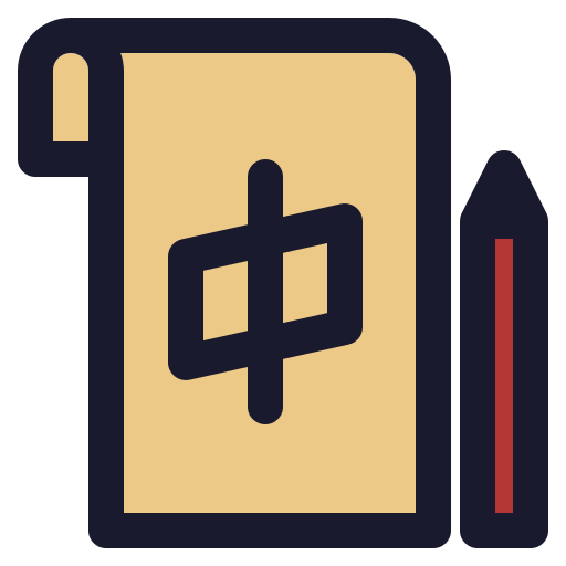 kalligraphie Generic Outline Color icon