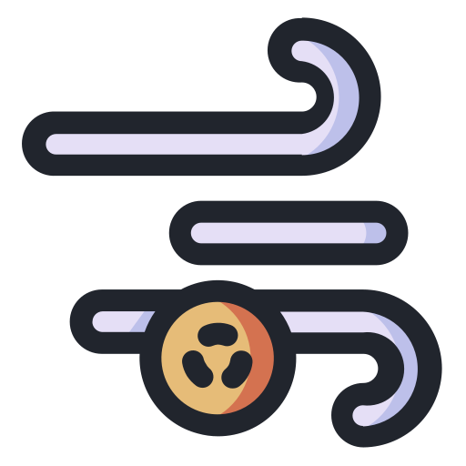 luftverschmutzung Generic Outline Color icon