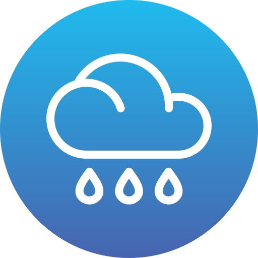 gotas de lluvia Generic Flat Gradient icono
