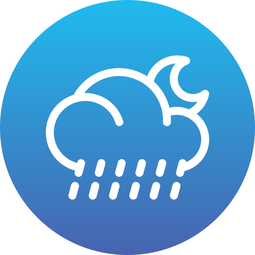 大雨 Generic Flat Gradient icon