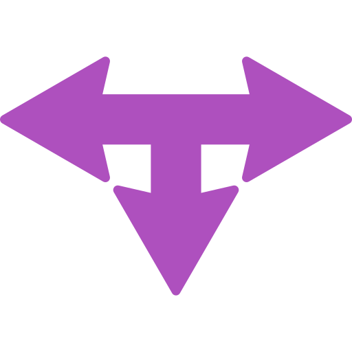 t字路 Generic Flat icon