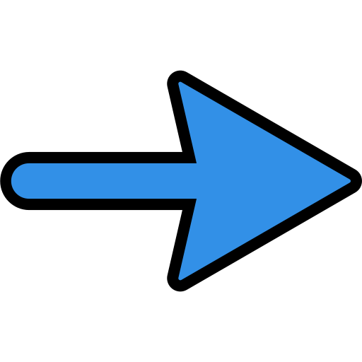 flecha derecha Generic Outline Color icono