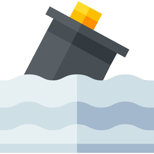 Water pollution Basic Straight Flat icon
