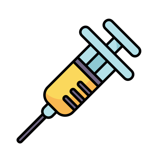 vacina Generic Outline Color Ícone