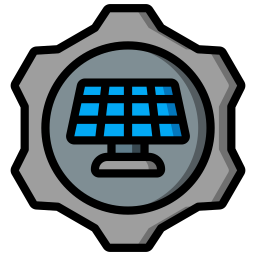 solarplatten Basic Miscellany Lineal Color icon