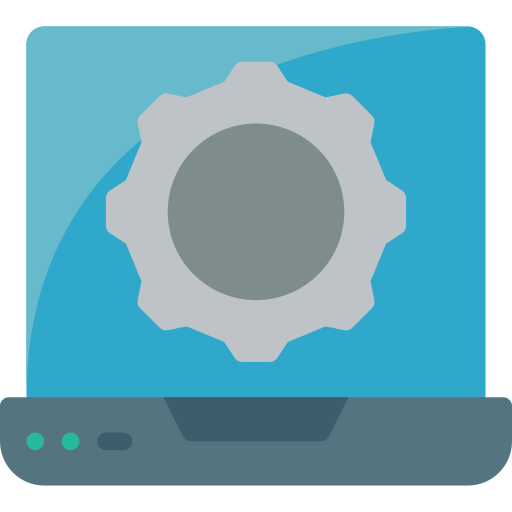 Laptop Basic Miscellany Flat icon
