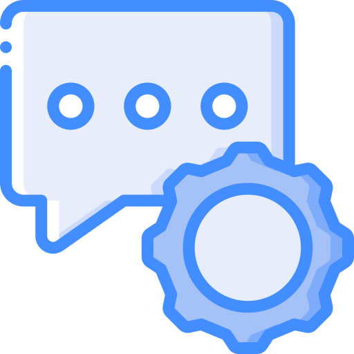 chat-blase Basic Miscellany Blue icon