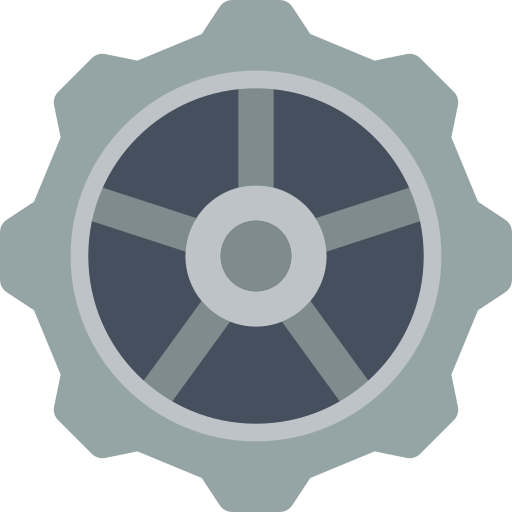 Gear Basic Miscellany Flat icon