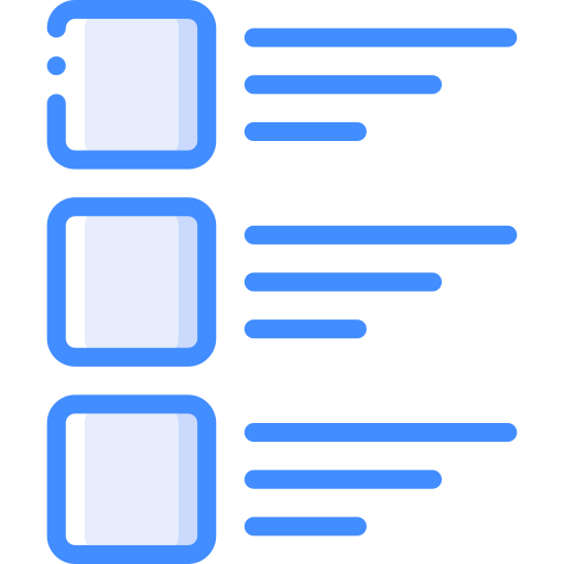 틱 상자 Basic Miscellany Blue icon