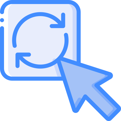 Refresh button Basic Miscellany Blue icon