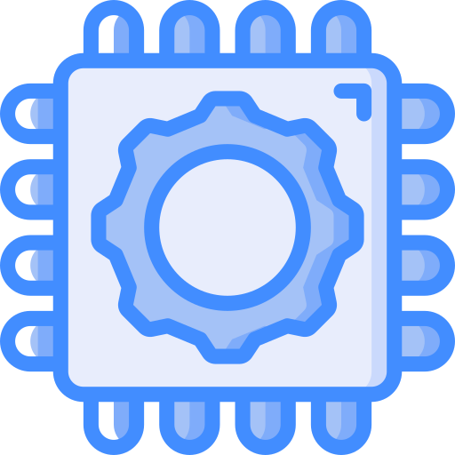 cpu Basic Miscellany Blue icon