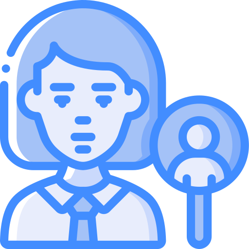 recruiter Basic Miscellany Blue icoon