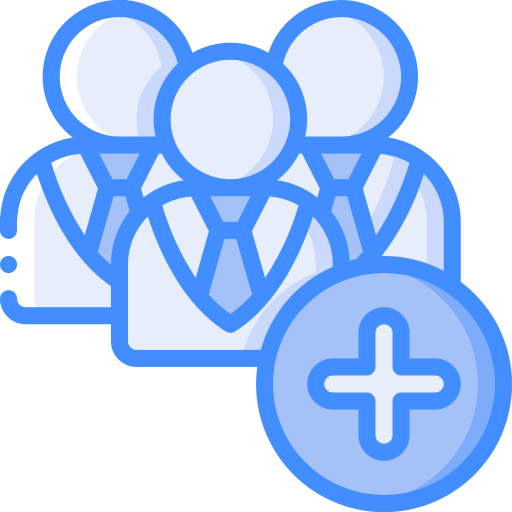 Group Basic Miscellany Blue icon