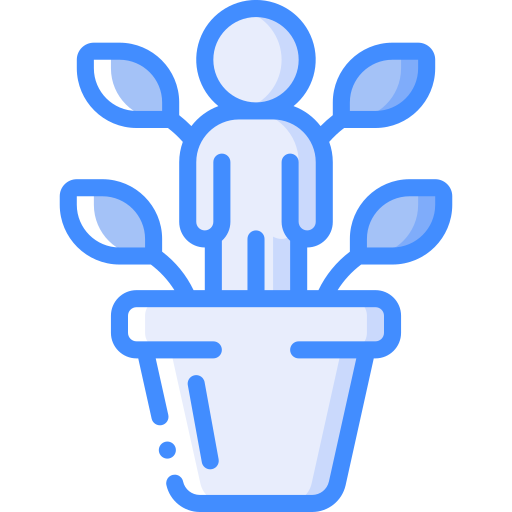 Growth Basic Miscellany Blue icon
