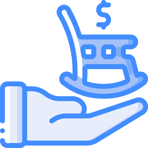 Rocking chair Basic Miscellany Blue icon