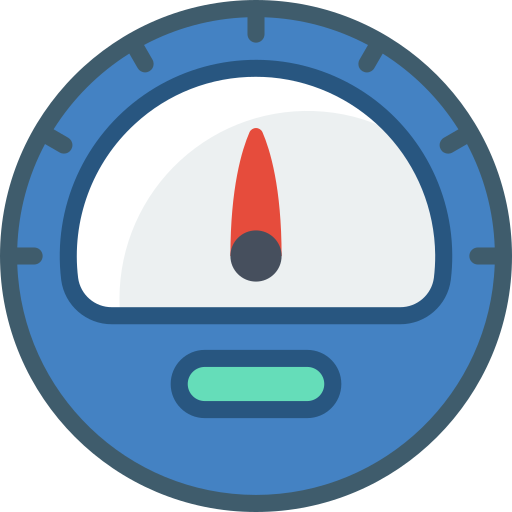 graadmeter Basic Miscellany Flat icoon