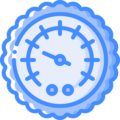 manómetro Basic Miscellany Blue icono
