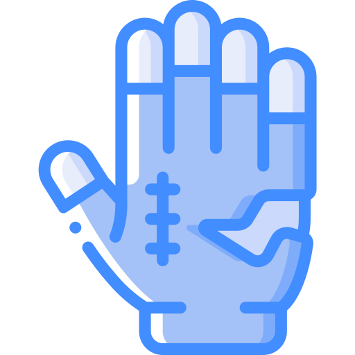 Перчатки без пальцев Basic Miscellany Blue иконка
