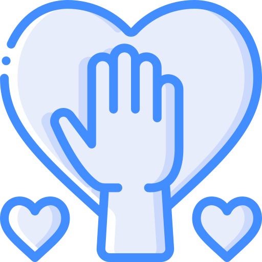 ボランティア Basic Miscellany Blue icon