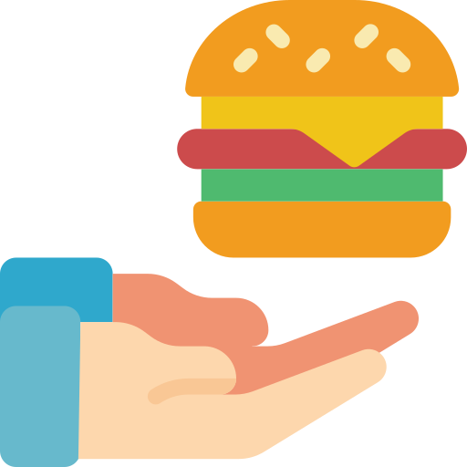 Food donation Basic Miscellany Flat icon
