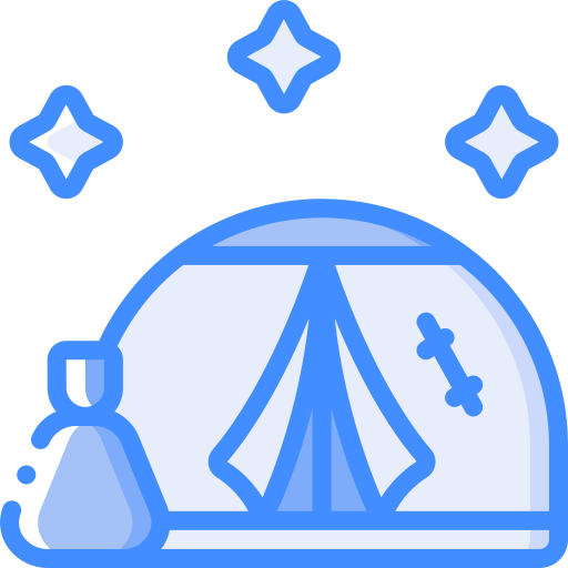 テント Basic Miscellany Blue icon